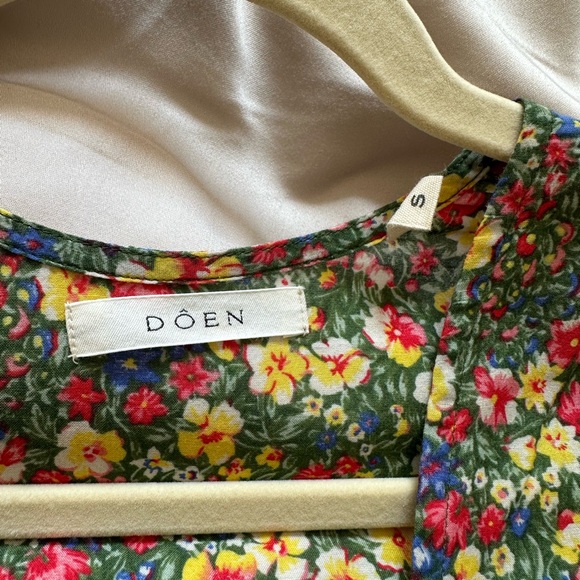 Doen Dresses & Skirts - Doen Floral Maxi Dress - Green, Red, Yellow